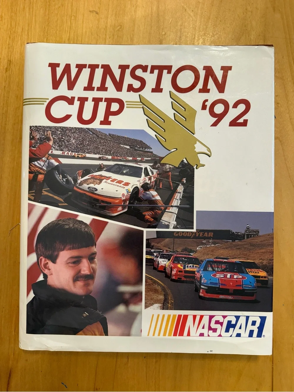 1992 NASCAR Winston Cup Annual Yearbook Richard Petty Ford Racing Book Earnhardt